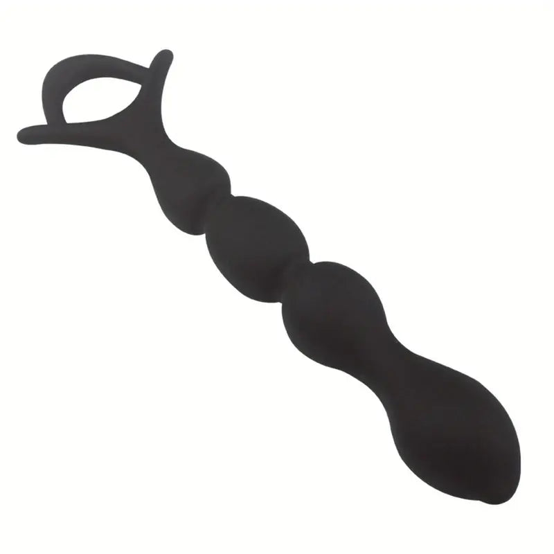 Silicone Butt Plug Anal Training G Spot Stimulator With Safe Pull Ring