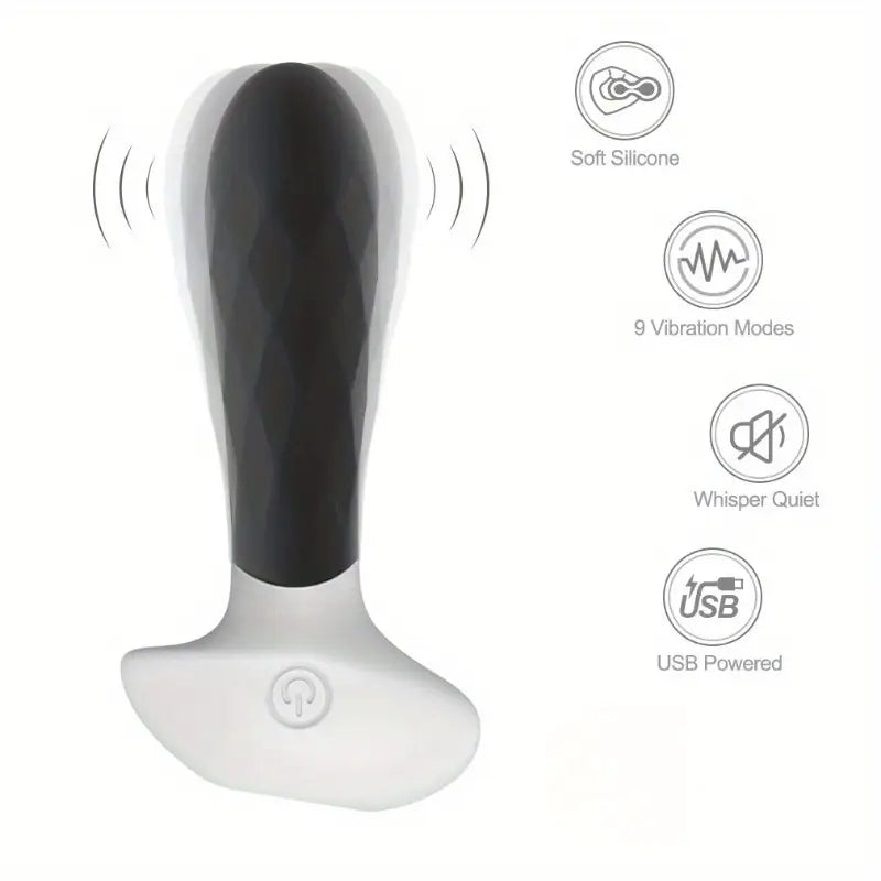 Silicone Rechargeable Ass Adult Anal Vibrating Toy Electrical Anal Plug