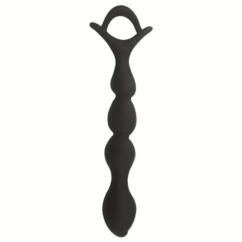 Silicone Butt Plug Anal Training G Spot Stimulator With Safe Pull Ring