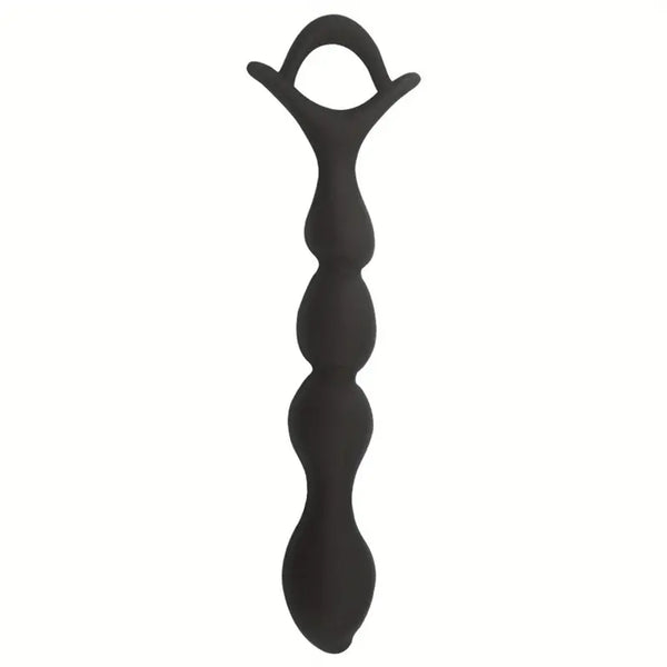 Silicone Butt Plug Anal Training G Spot Stimulator With Safe Pull Ring