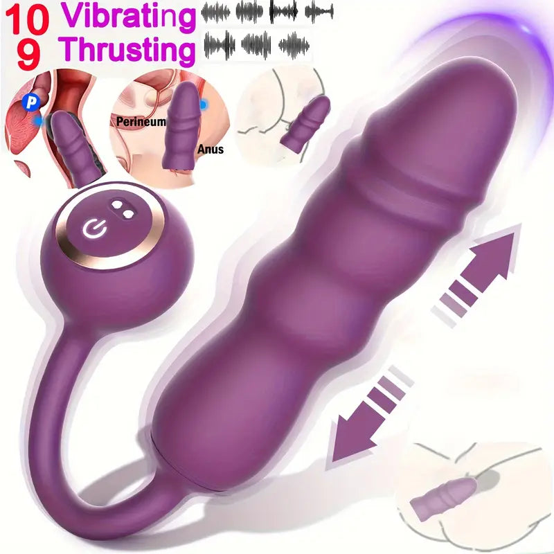 G Spot Vibrator For Woman Thrusting Dildo Vibrator 10 Vibrating 9 Thrusting