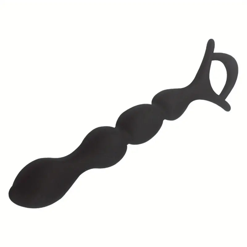 Silicone Butt Plug Anal Training G Spot Stimulator With Safe Pull Ring