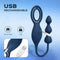 Male Prostate Massage Vibrator 7 Vibrating Modes Anal Plug Cock Ring