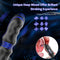 Thrusting Vibrating Anal Vibrator Prostate Massager With 2 Cock Ring