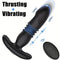 10 Thrusting & Vibrating Modes Thrusting Vibrator Anal Vibrator Butt Plug