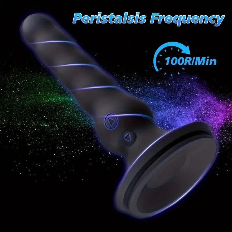 10 Vibrating 4 Wave Modes Butt Plug Vagina Massager G Spot Stimulator