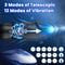 3 Thrusting Speeds 12 Vibration Modes Anal Butt Plug Dildo Massager