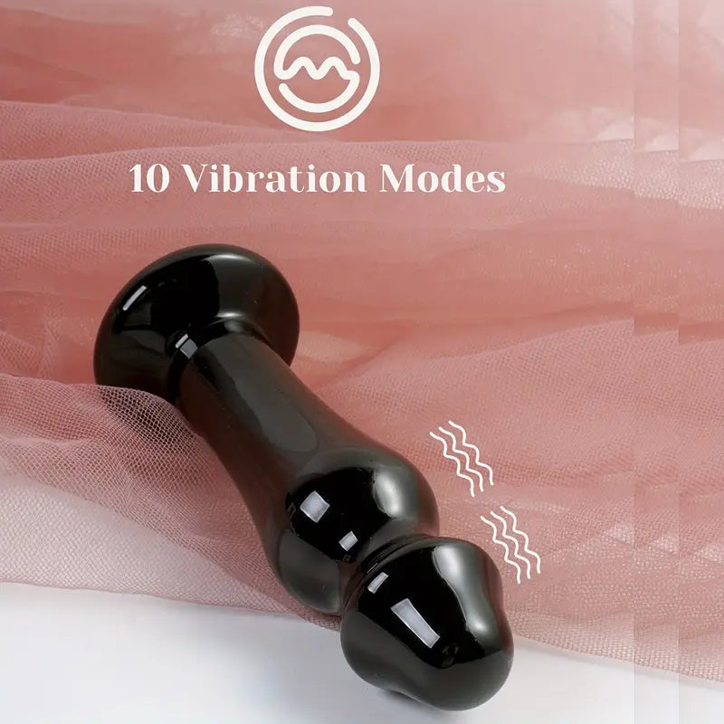 10 Frequency Vibration Anal Plug Dilation Vestibular Masturbation Device