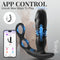 Silicone Anal Stimulator With App Control Twisting Vibration Prostate Massager