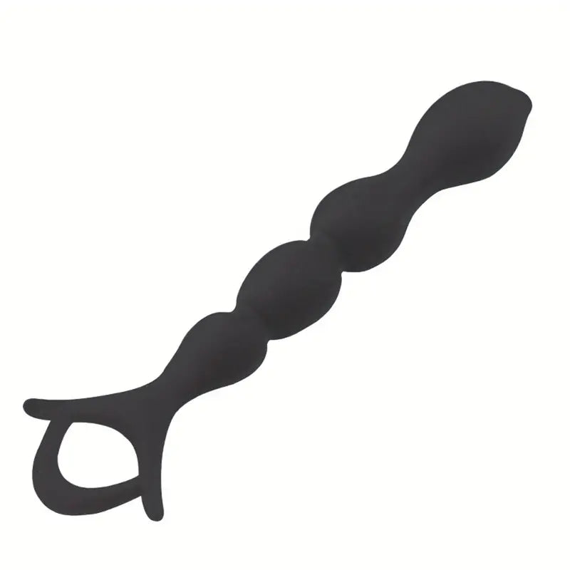 Silicone Butt Plug Anal Training G Spot Stimulator With Safe Pull Ring