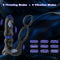 Thrusting Vibrating Anal Vibrator Prostate Massager With 2 Cock Ring
