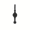 Black ABS Anal Plug Sm Bead Wand Adult Toy Curved Design For Stimulation