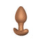 Golden Silicone Vibrating Butt Plug Rechargeable Prostate Massager