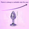 Luxury Geometric Diamond Design Reusable Durable Metal Anal Plug