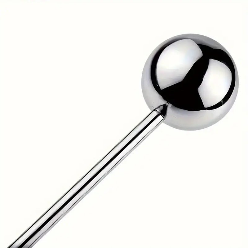 Stainless Steel Handheld Anal Expansion Training Sex Toy For Adults