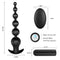 Vibrating Anal Beads Butt Plug Graduated Design Silicone Anal Vibrator