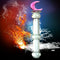 Glass Double-Ended  G-Spot Stimulation Butt Plug Glass Pleasure Wand