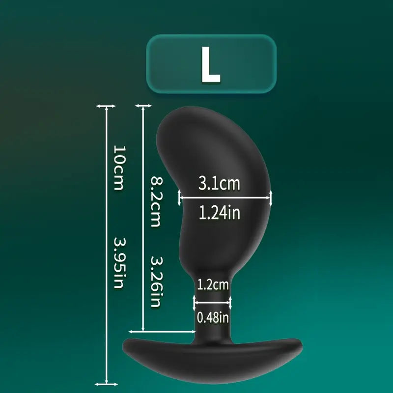 Ergonomic Silicone Anal Plug G-Spot Stimulator Prostate Massager For Men