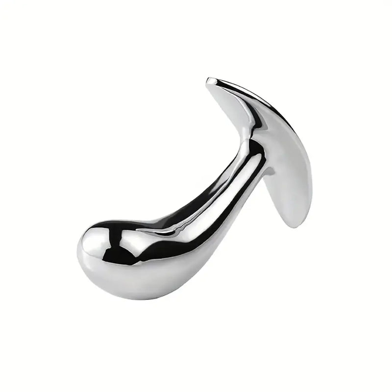 Golden Thumb Metal Male Anal Plugs With Gemstone Base Design
