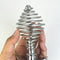 Stainless Steel Anal Plug Ribbed Stopper Design Hollow Metal Butt Plug