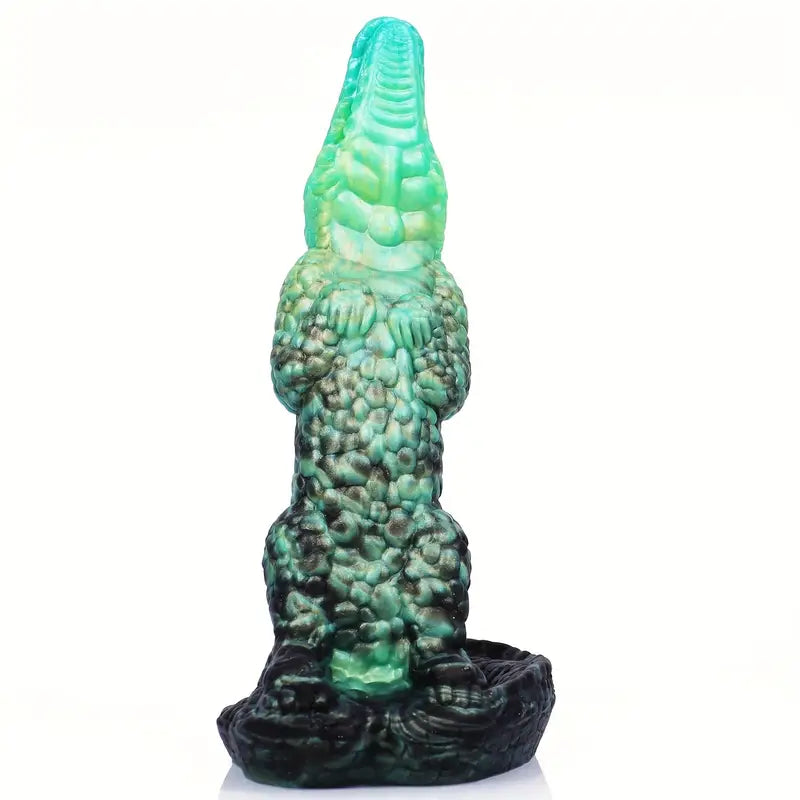 Crocodile-Shaped Silicone Anal Plug Soft Anal Toy For Hands-Free Use