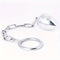 Metal Stainless Steel Chain Anus Plug Removable Chain Male Ring Set