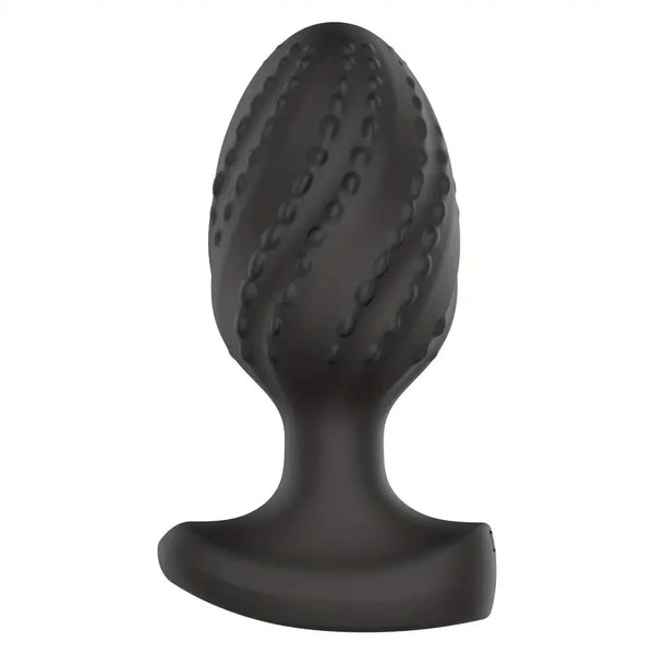 Silicone Anal Toy Butt Plug Training Kit With 9 Frequency Vibrating Anal Plug