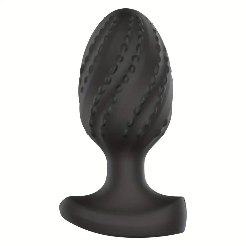 Silicone Anal Toy Butt Plug Training Kit With 9 Frequency Vibrating Anal Plug