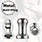 Metal Hollow Unique Polishing Metal Watchable Butt Plug For Anal Sex Love