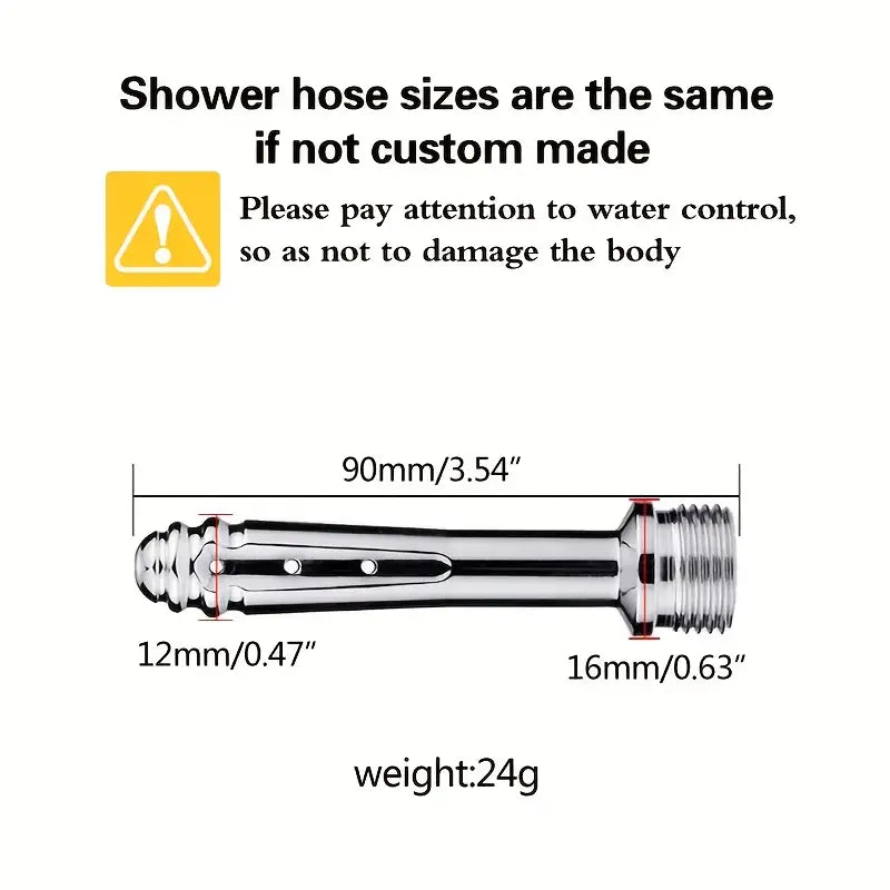 Metal Anal Irrigator Multifunctional Enema Cleaning Dilator Uncharged Sex Toy