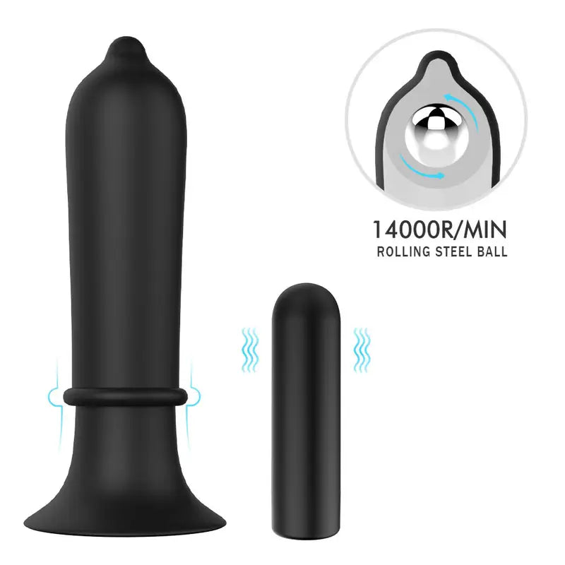 Advanced Prostate Massager With Suction Cup Anal Butt Plug Vibrator