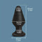 Erotic Masturbation Rear Anal Plug Black Female Anal Sex Toy