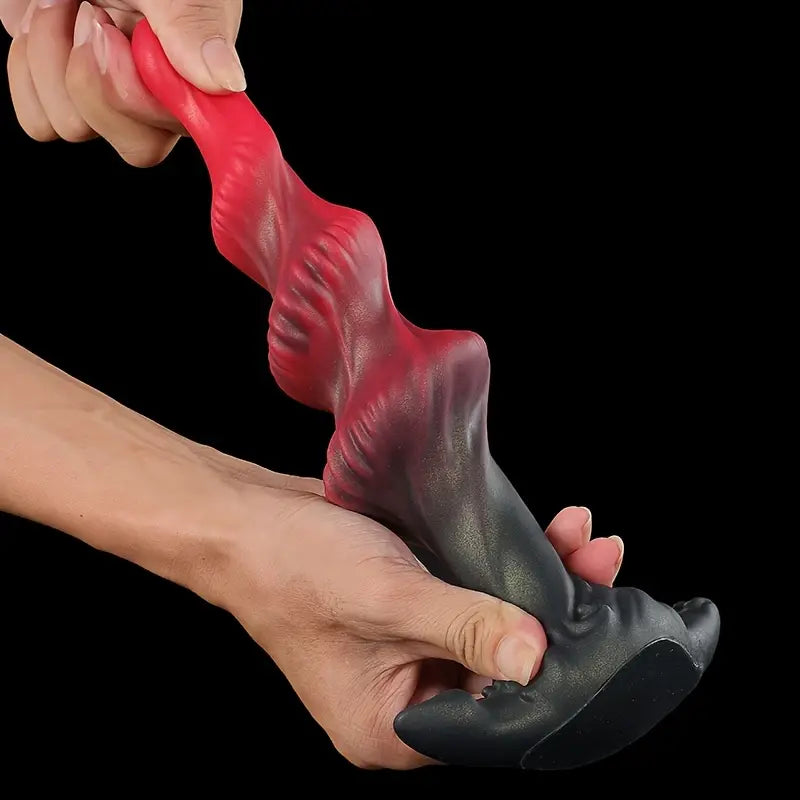 Liquid Silicone Anal Plug Wearable Thread Melange Spin Prostate Massager