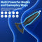 Silicone Anal Vibrator Compact Prostate Massager With 10 Vibration Modes