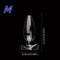 Glass Dildo Anal Plug Crystal Posterior Anal Plug Hollow Lesbian Sex Toy