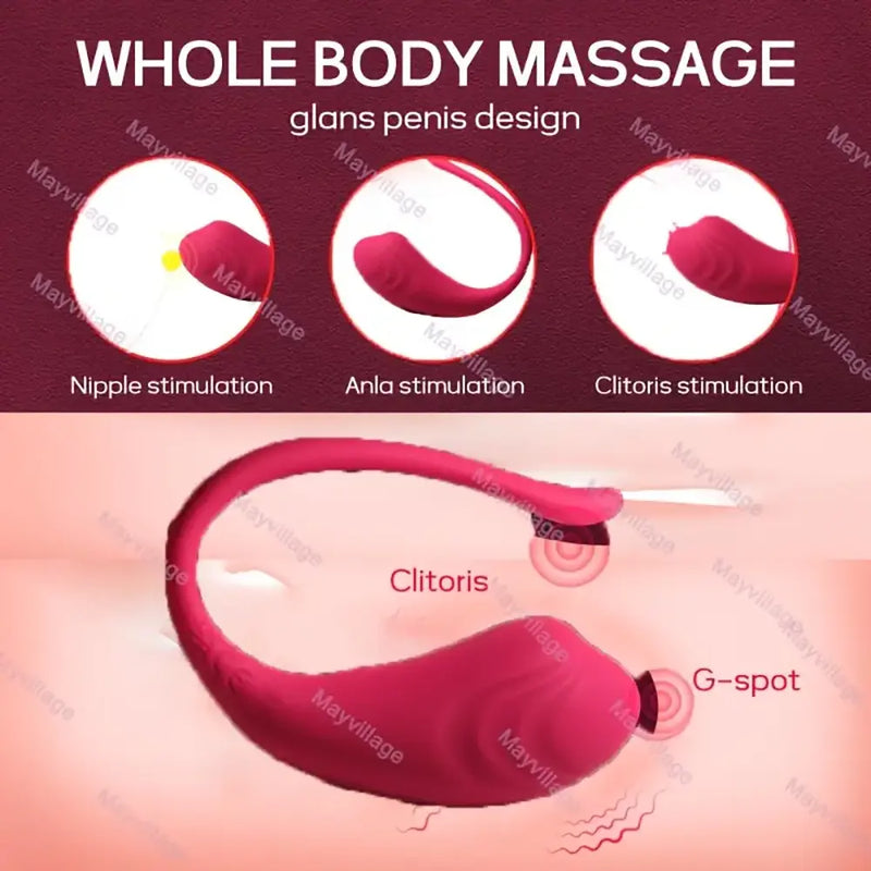 G Spot Vibrator Clitoris Stimulation Bullet Egg Anal Plug Kegel Balls
