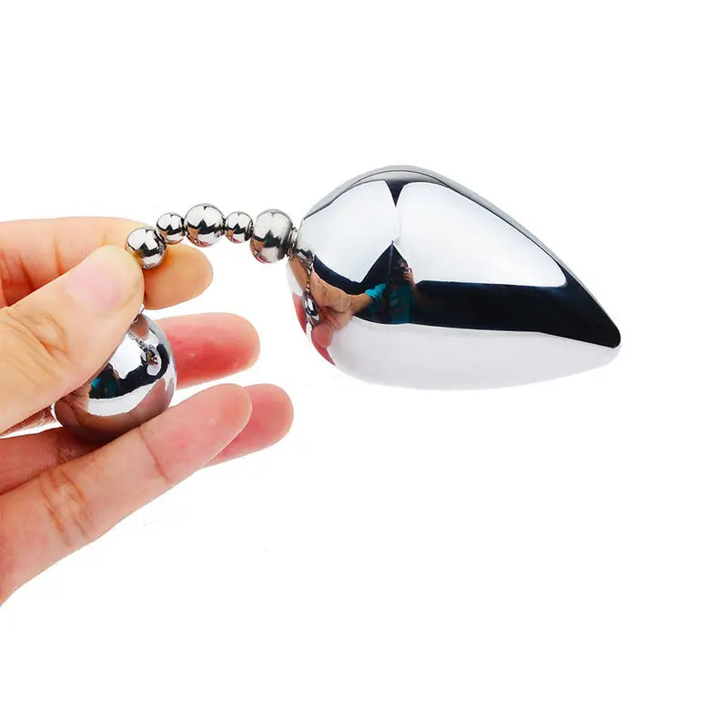 Metal Anal Plug For Men & Women Battery-Free Ideal For SM Play Cosplay