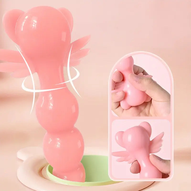 Cartoon Anal Beads Butt Plug G-Spot Stimulator Massager For Women Cartoon Anal Beads Butt Plug G-Spot Stimulator Massager For Women