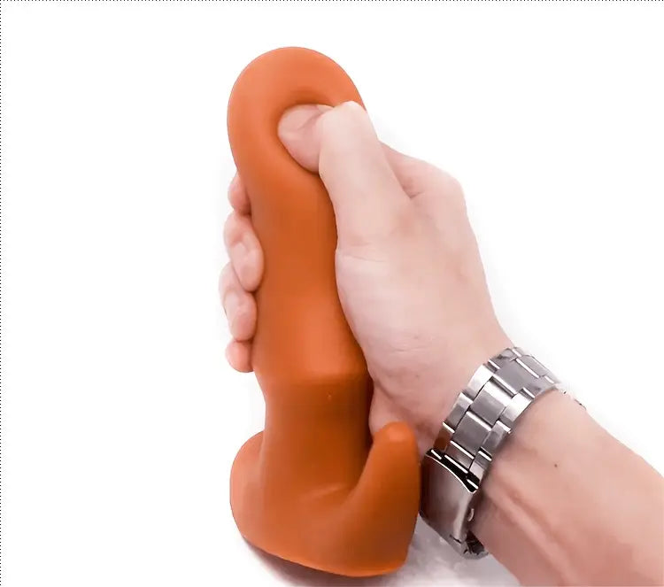 Liquid Silicone Anal Plug Double Hardness Unisex Intimate Play Plug