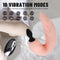 Vibrating Foxtail Anal Butt Plug Remote Control Vibrator Anal Sex Toy