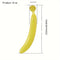 Fruit-Inspired Hidden Butt Plug Decorative PVC Anal Toy in Bright Yellow