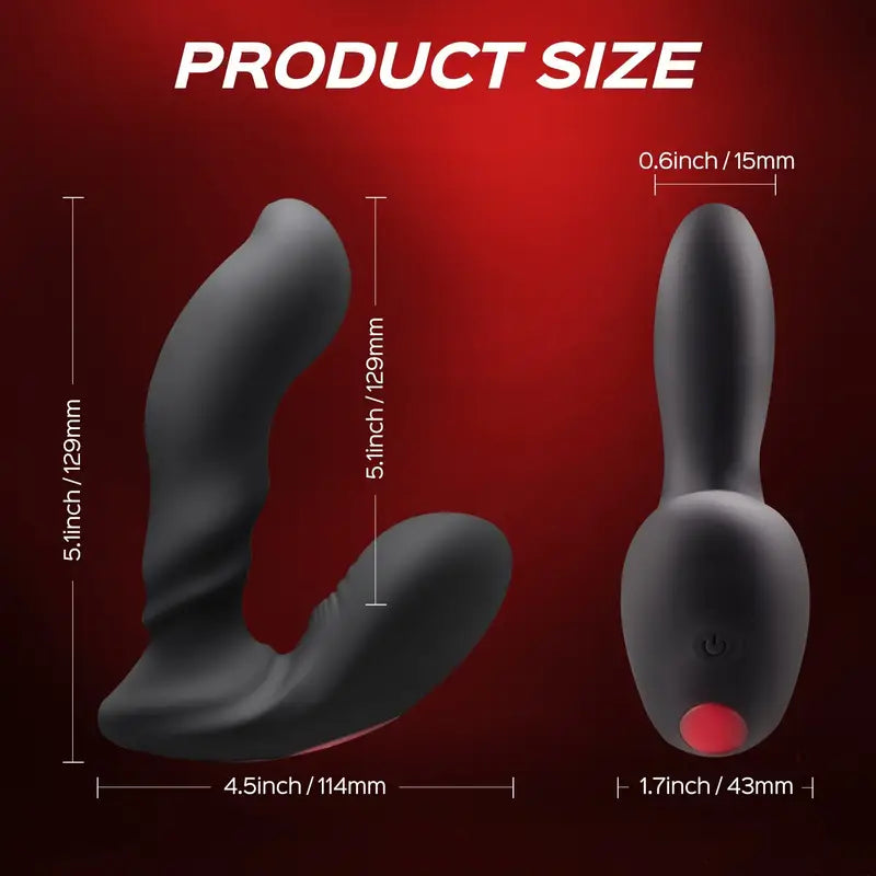 Wiggle Vibrating Motion Prostate Massager Kingsley Anal Plug Vibrator