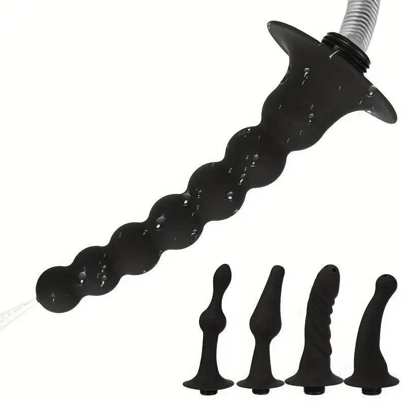 Douche Nozzle Vaginal Cleansing Shower Head Anus Clean Enema Cleaner