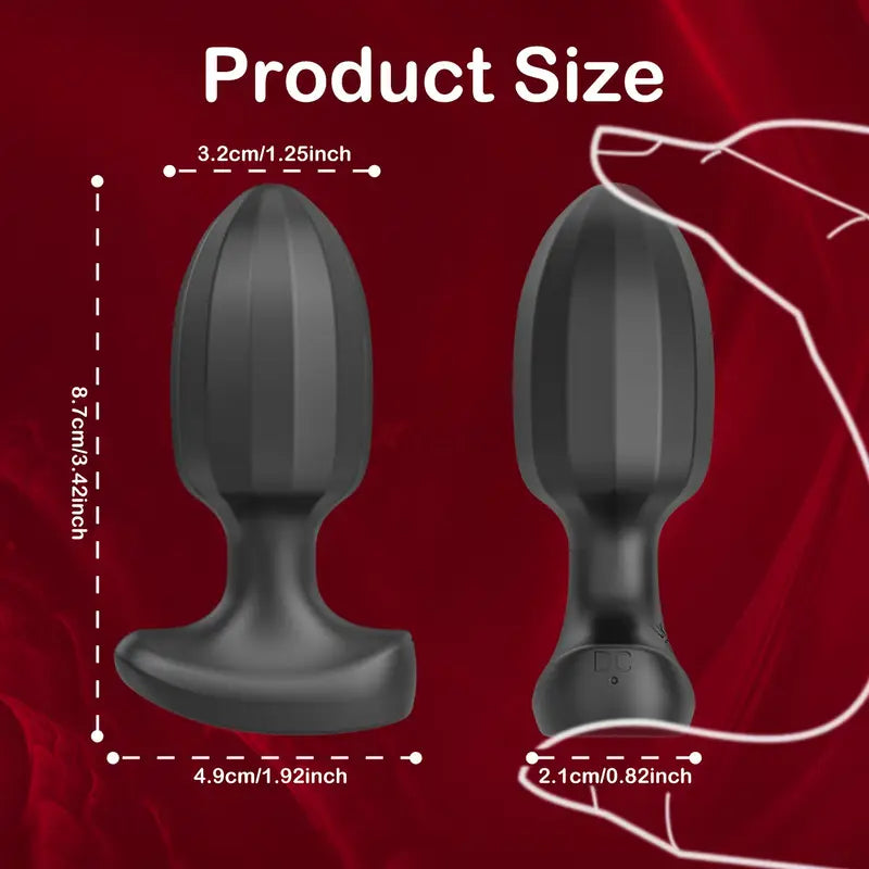 New Design Automatic 9 Frequency Vibrating Anal Plug For Men Women