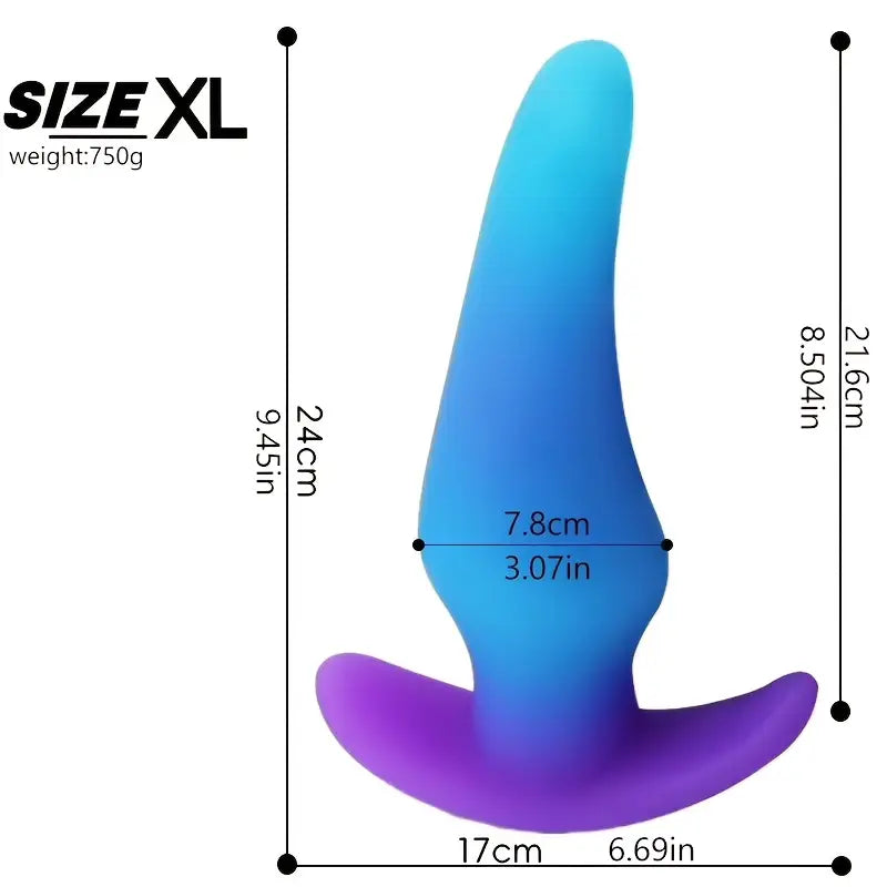Cute Fantasy Silicone Butt Plug Multi-Size Silicone Butt Plug Training Set