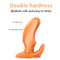 Liquid Silicone Anal Plug Double Hardness Unisex Intimate Play Plug