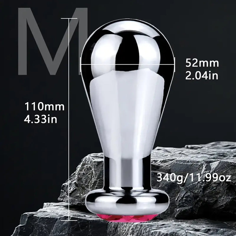 Unisex Metal Anal Plug Toy Sex Accessory For Anus Dilation Stimulation