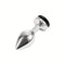 Unisex Dices Design Metal Butt Plug BDSM Games Flirting Adult Toy