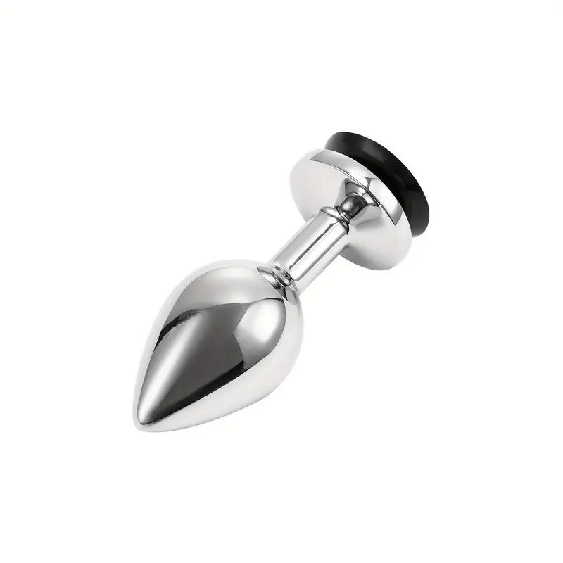 Unisex Dices Design Metal Butt Plug BDSM Games Flirting Adult Toy