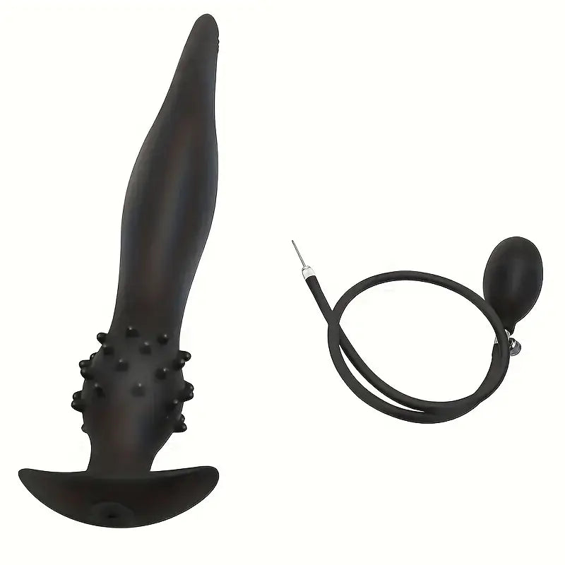 Silicone Inflatable Portable Anal Plug Toy Sex Toy Anal Dilator Massager